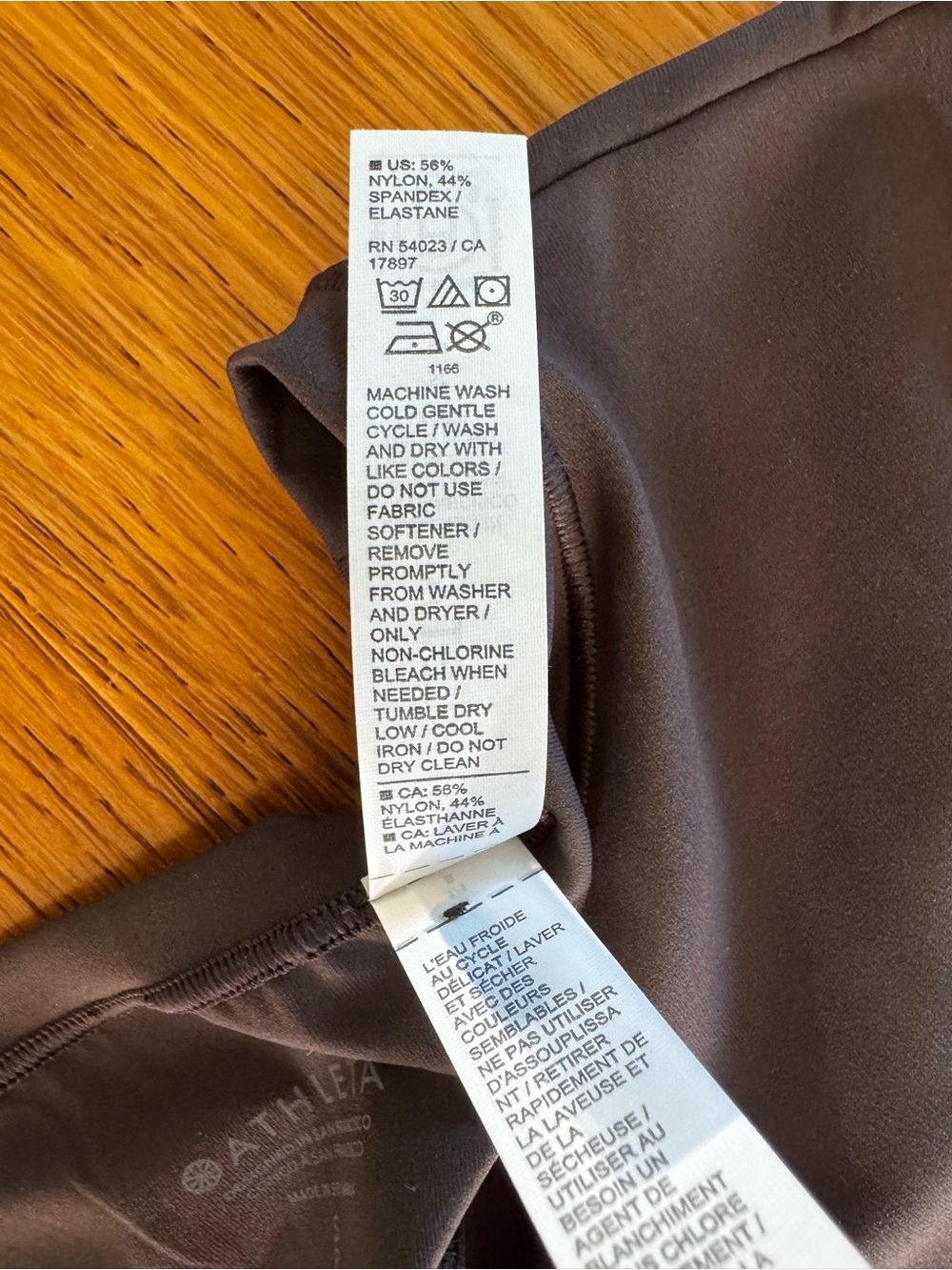 NEW Athleta BodyMove Crewneck Tee in Truffle - Picture 6 of 9
